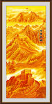 长城金色玄关万里长城