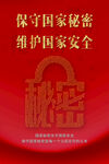 保密海报