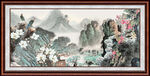 装饰山水画 