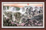 江山如画山水 