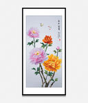 新中式花鸟牡丹国画