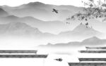 现代 最新灰色山水 TiF分层