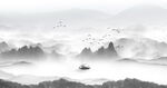 水墨山水画