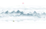 抽象山水画