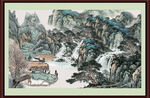 山水国画 