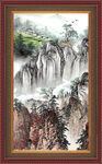 大厅山水画 