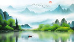 山水画