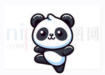可爱熊猫卡通设计