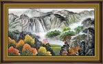 装饰山水画
