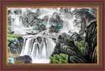 中国画山水 