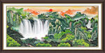山水画风景 
