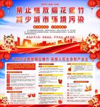 禁止燃放烟花爆竹图片