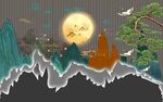 新中式背景墙 