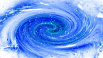 浅蓝色旋涡星空