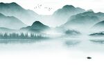 大气 中式新传山水 Tif分层