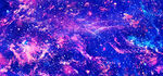 蓝紫绚丽星空