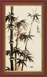 国画竹子