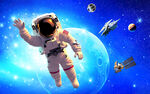 宇宙星空宇航员