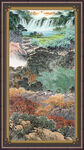 中堂山水画 