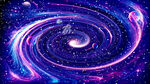 绚丽漩涡星空软膜天花吊顶