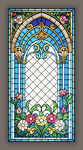 古典主义教堂蒂凡尼彩色玻璃图案