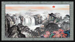 山水国画 