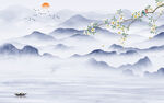爆款 意境大气山水 Tif分层