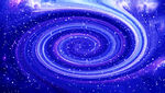 蓝紫色旋涡星空吊顶