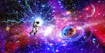 闪电星空宇宙