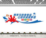 校园图书馆文化墙