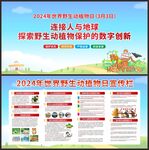 2024世界野生动物日宣传栏
