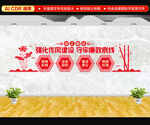 廉政建设标语文化墙