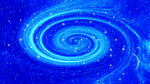 蓝色旋涡星空天花吊顶