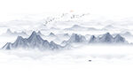 水墨山水图