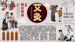 艾灸背景墙
