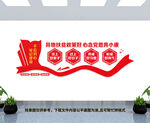 异地扶贫文化墙
