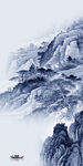 最新 山水玄关框画 TIF分层