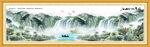 国画江山如画山水画
