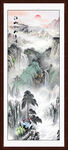 迎客松国画