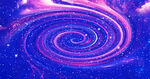 蓝紫星空背景