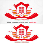 就业保障文化墙
