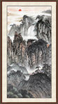 中堂山水画 