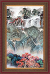 巨幅山水画 