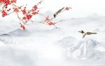 新中式背景墙