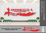 多渠道灵活就业文化墙
