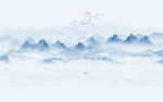 山水水墨画
