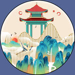 圆形装饰画 