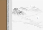 新中式背景墙 