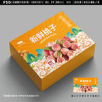 桃子包装 水蜜桃礼盒设计