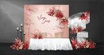 复古粉婚礼